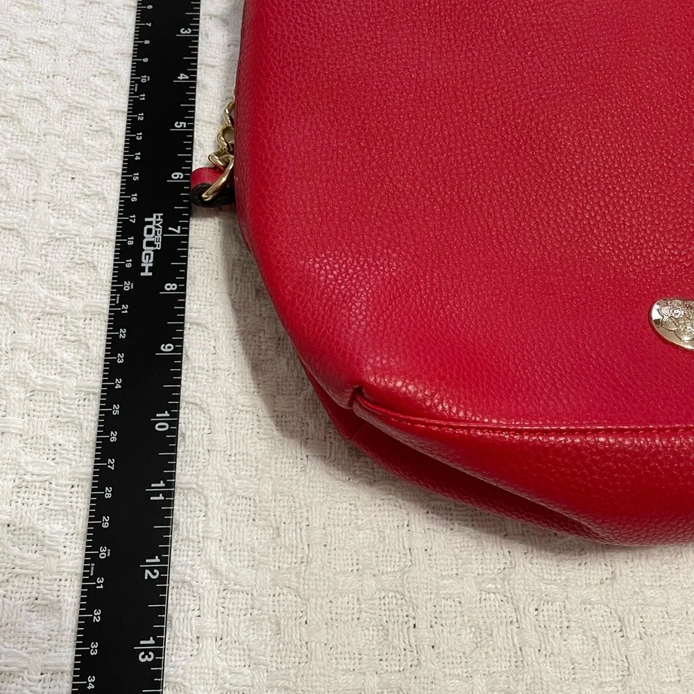 Carlos‎ by Carlos Santana Red and Gold Crossbody Bag~Faux Leather